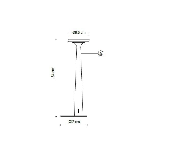 Алюминиевая настольная лампа Karman PAPIRIA ARCH-00144512 - Вид №9