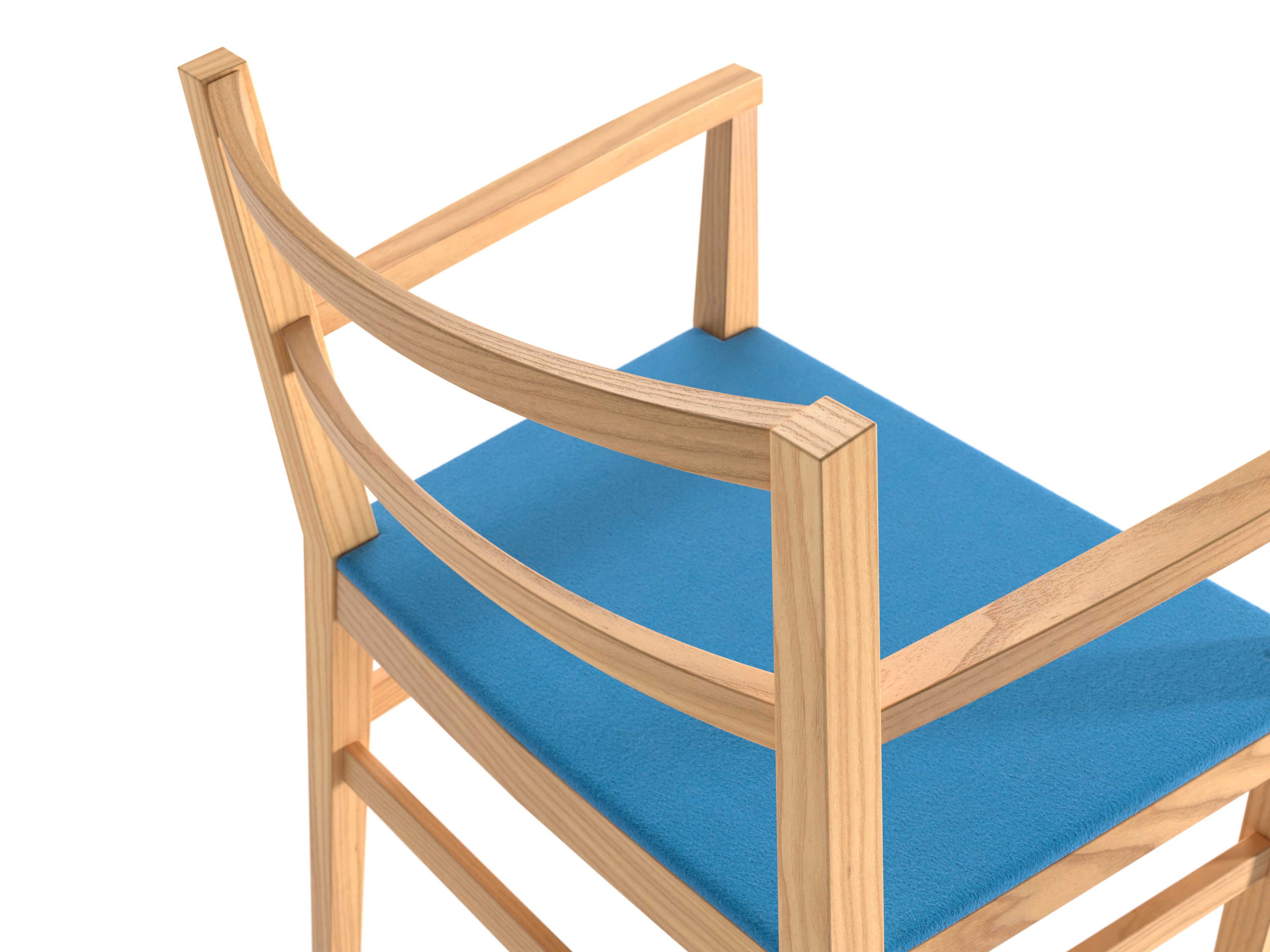 Деревянный мягкий стул с подлокотниками CAPPELLINI CLASSICA ARCH-00044181 - Вид №1