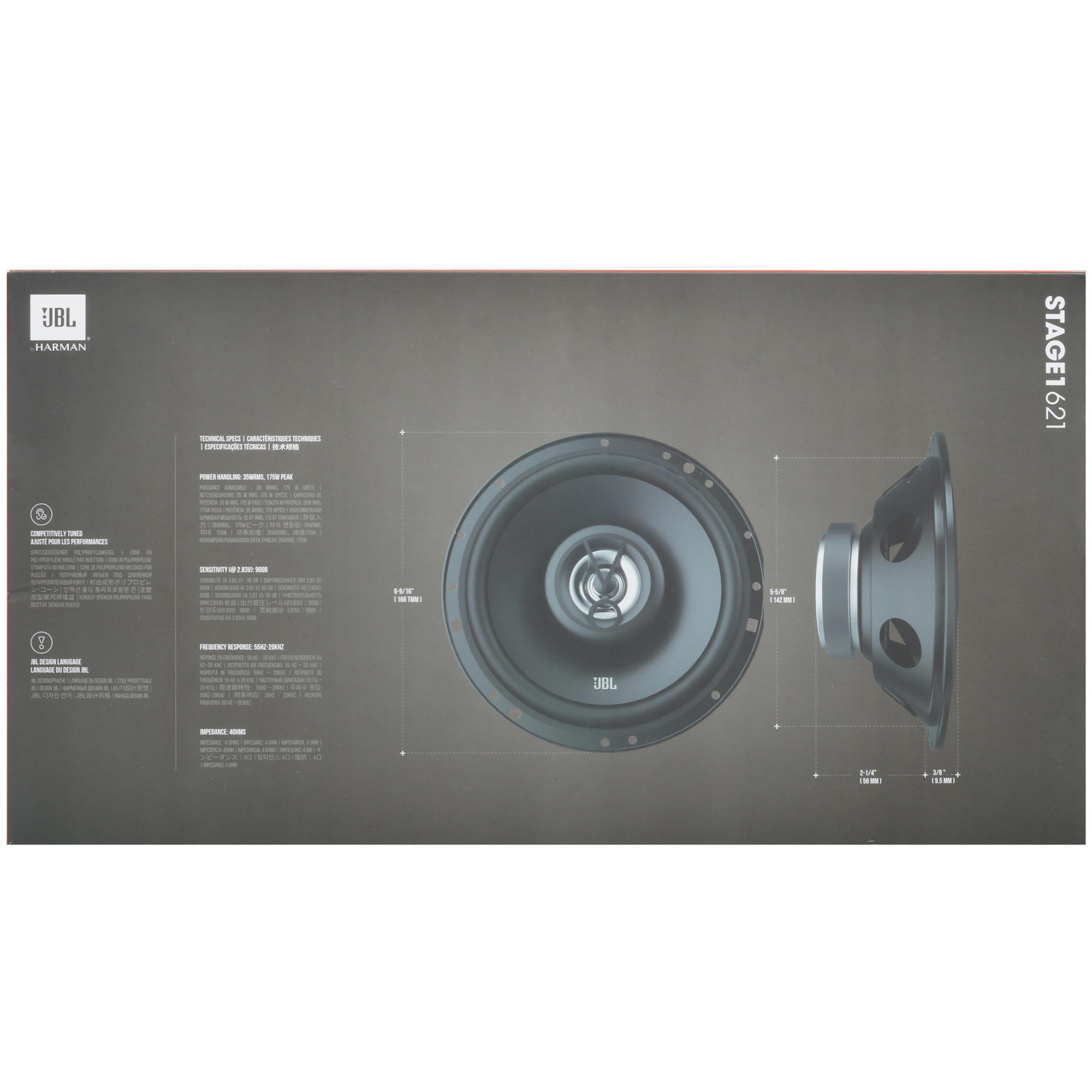 5401487 Коаксиальная акустическая система JBL STAGE1 621 STDN-0029833 - Вид №4