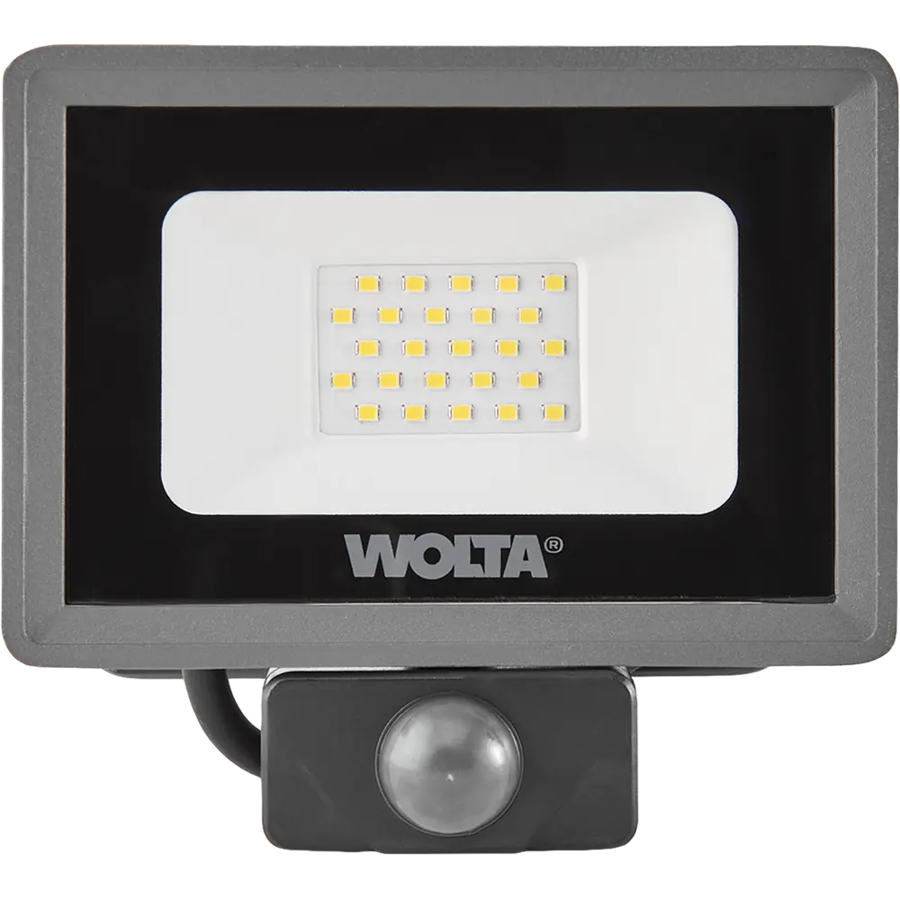 Прожектор Wolta WFL-20W/06S 1800 Лм с датчиком движения 83686923 STLM-2180513  - Вид №2