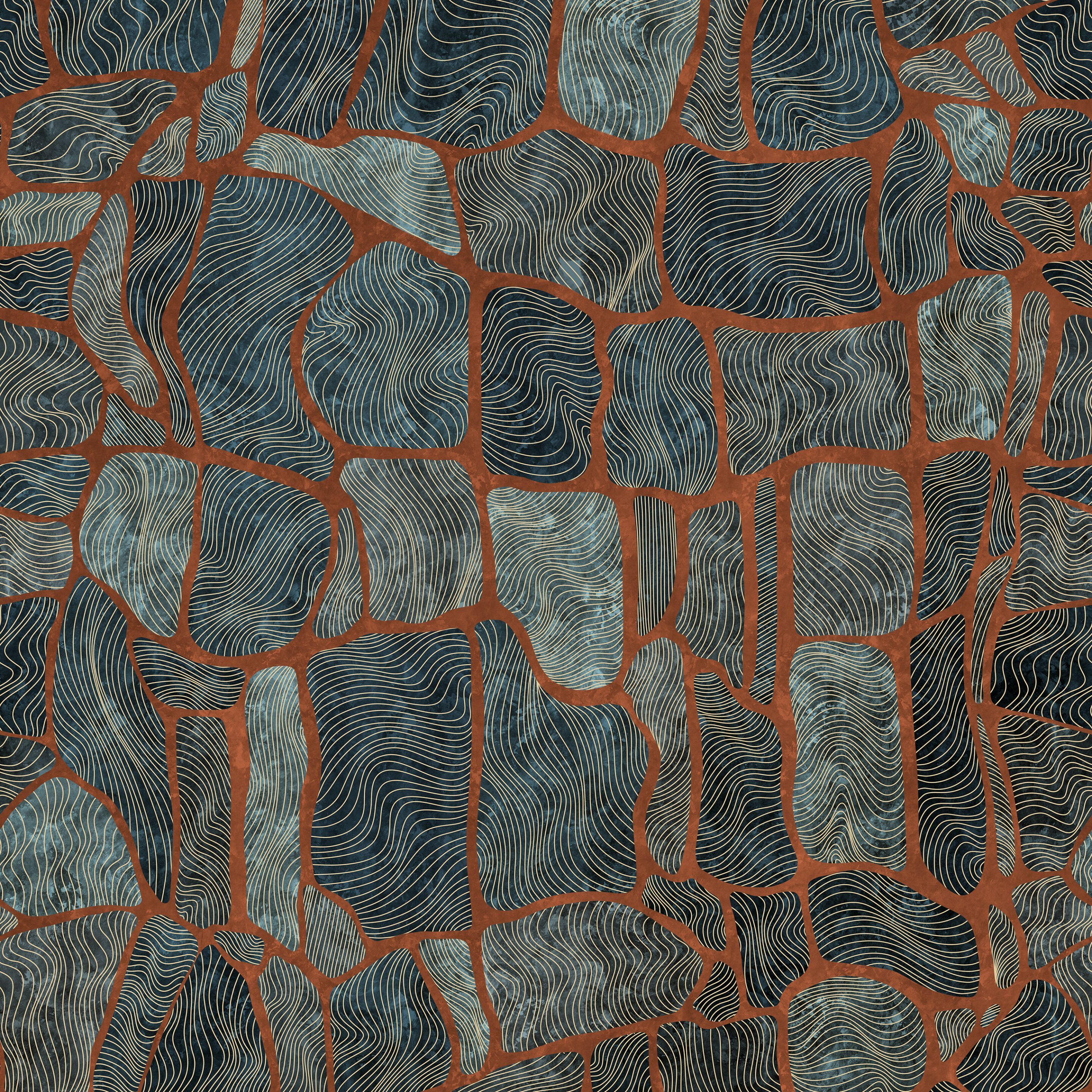 Узорный ковер Inkiostro Bianco Travelogue ARCH-00090686 - Вид №3