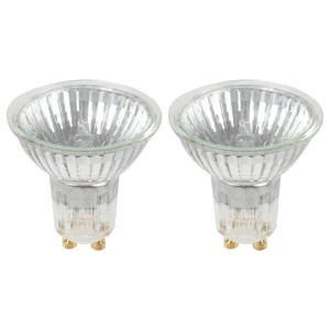 Набор галогенных ламп Osram спот GU10 50 Вт свет тёплый белый 2 шт. 12215076 STLM-2112246
