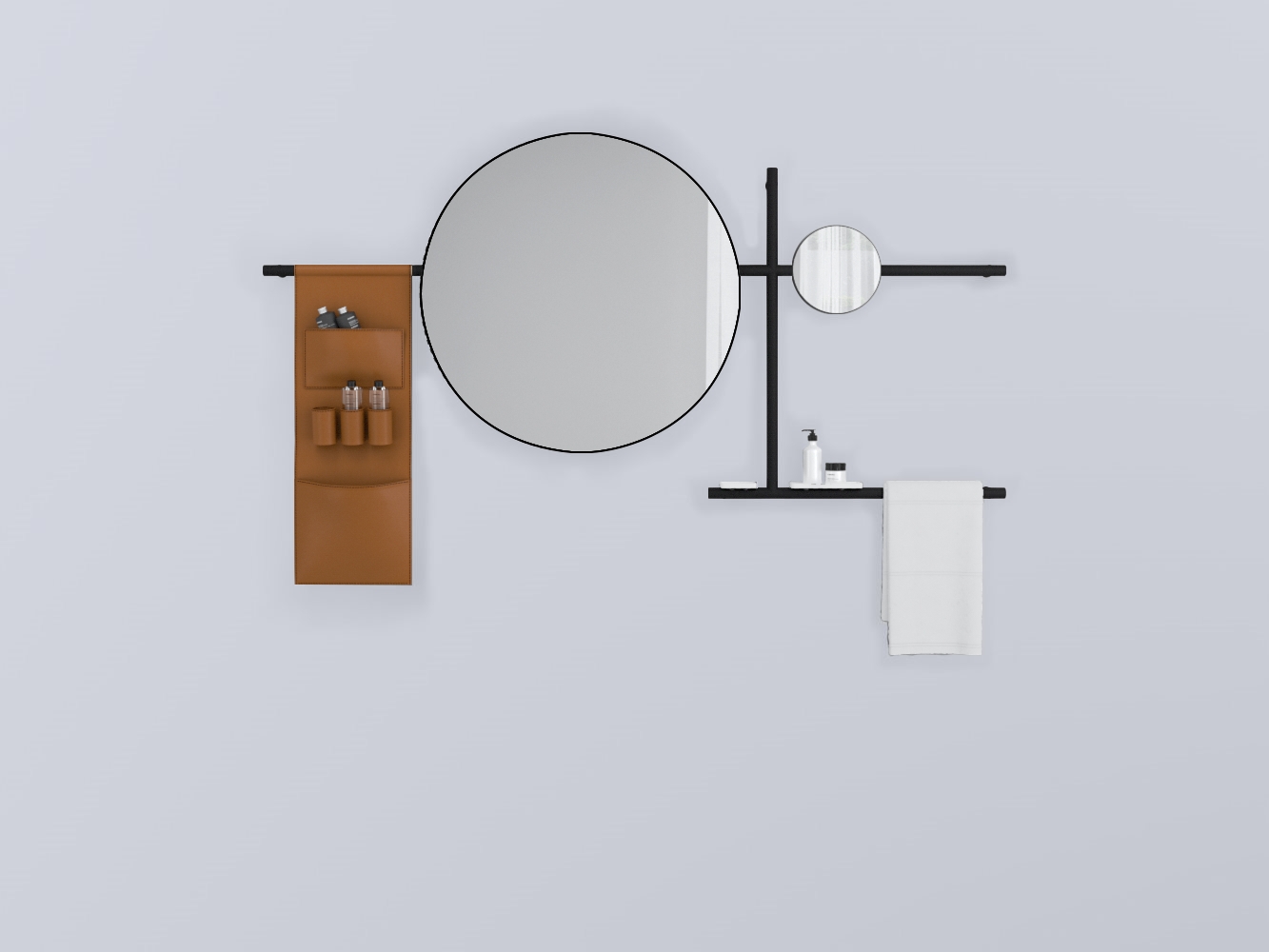 SWSTT-NM+SWSPT-NM+SWSPI-CM+SWM10-BI+SWM20-BI+SWSCT-NA . круглый стали cielo Siwa Ceramica Cielo