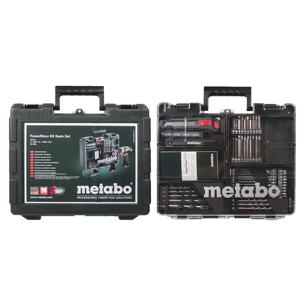 Шуруповерт Metabo PowerMaxx BS Basic Set, Li-ion 10,8 В, 2 Ач 18118955 STLM-2139899  - Вид №4