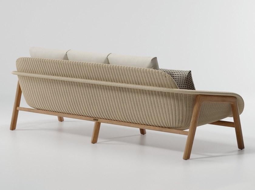 Kettal Садовый диван из синтетического волокна Vimini 15460 - Вид №1