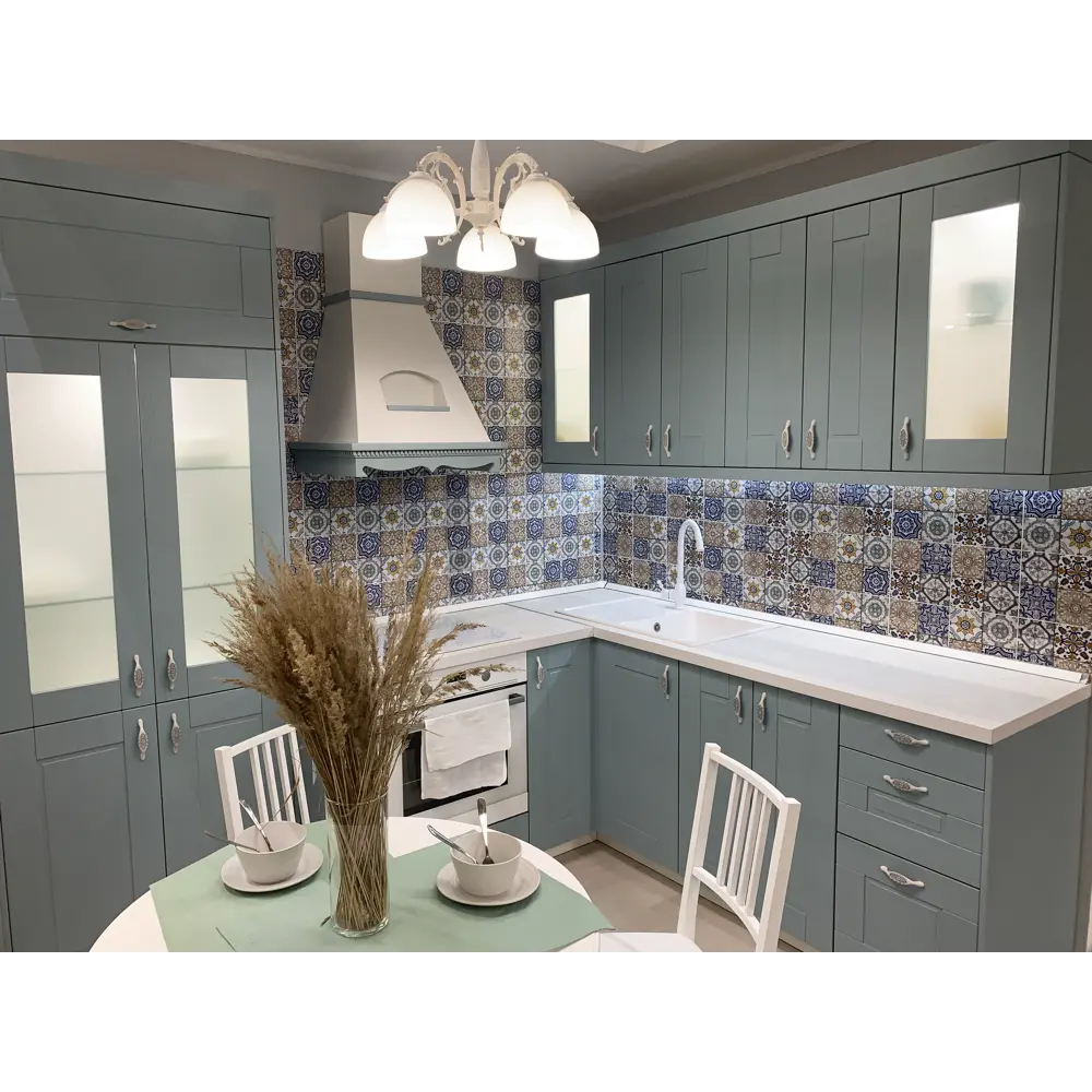 Фасад кухонный Delinia ID Томари голубой 39.7x12.5 см 82010995 STLM-0017373 - Вид №10