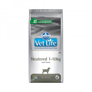 ПР0050291 Корм для собак Vet Life Natural Diet для кастрир. и стерилиз. собак до 10кг сух. 10кг Farmina