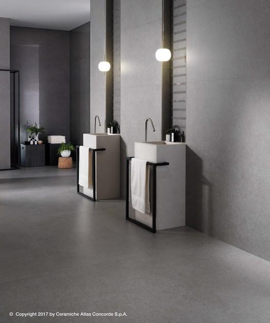 Atlas Concorde Белая плитка для стен с эффектом бетона Kone sun-id-1443523 - Вид №1