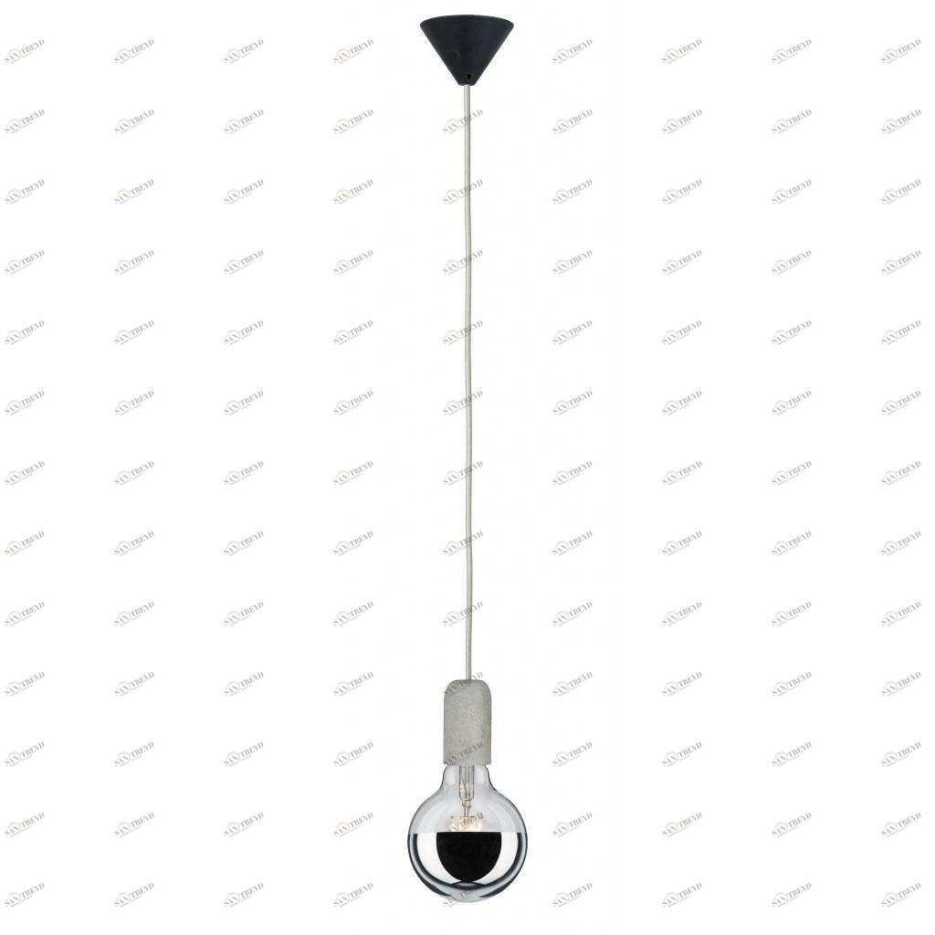 Подвесной светильник Paulmann Stoffkabel 50332 PAULMANN STOFFKABEL 199677 Серый 