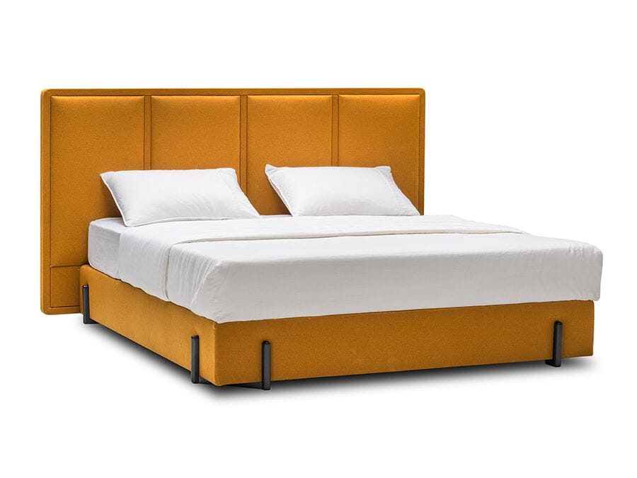 Двуспальная мягкая кровать с высоким изголовьем HC28 maison JOM ARCH-00147462 - Вид №1