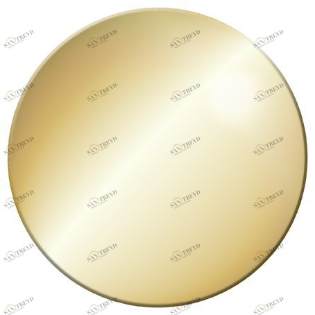 Декоративная крышка сифона CEZARES TRAY-COVER-G золото 