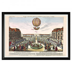 550016610_1818 Арт-постер «Сад Тюильри, 1 декабря 1783» Object Desire