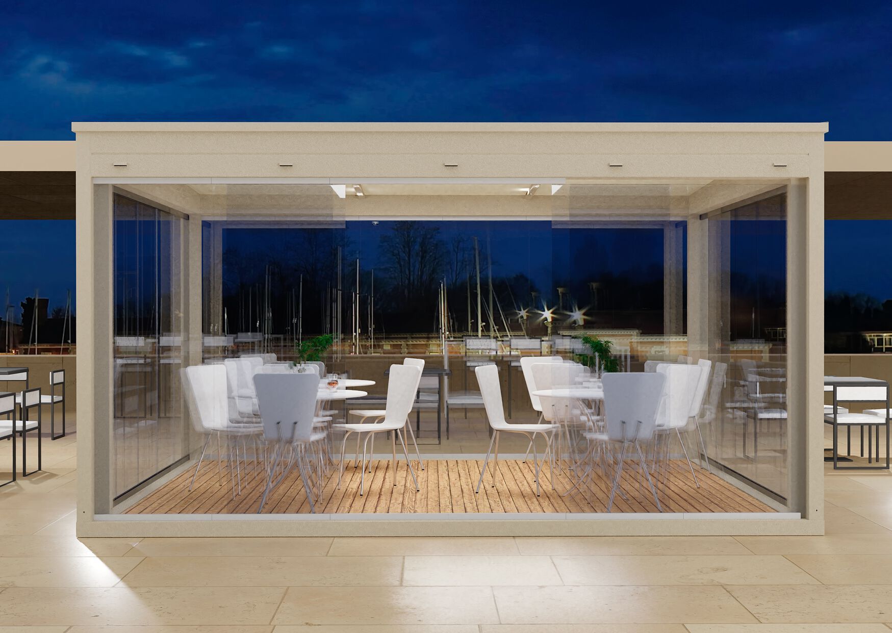 Структура с индивидуальным панельным покрытием L'Officina by Adami S8-S10 ARCH-00109819 - Вид №1