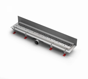 Водоотводящий желоб ALPEN Drops ALP-850DN3 к стене с рамкой