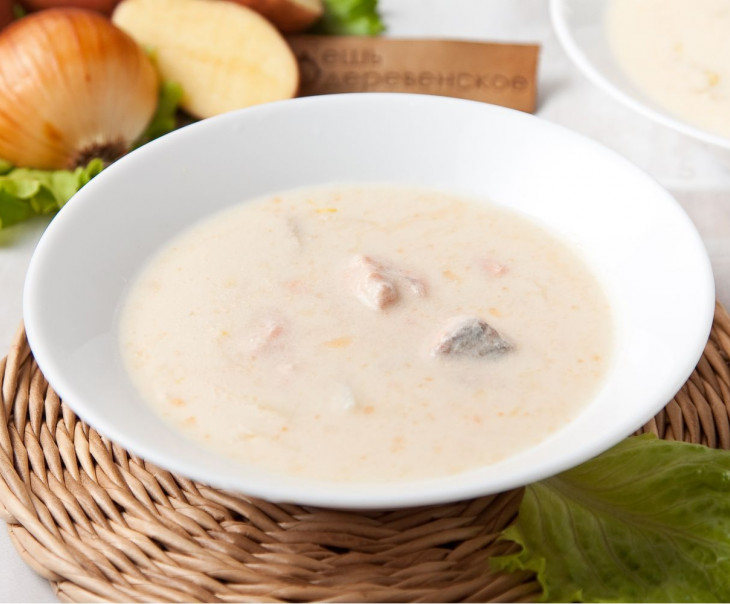6803 Суп Финский с семгой (су-вид) Вкусляндия  - Вид №1