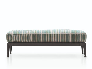 Ткань прямоугольный сад пуфик