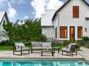 Алюминиевый квадратный журнальный столик