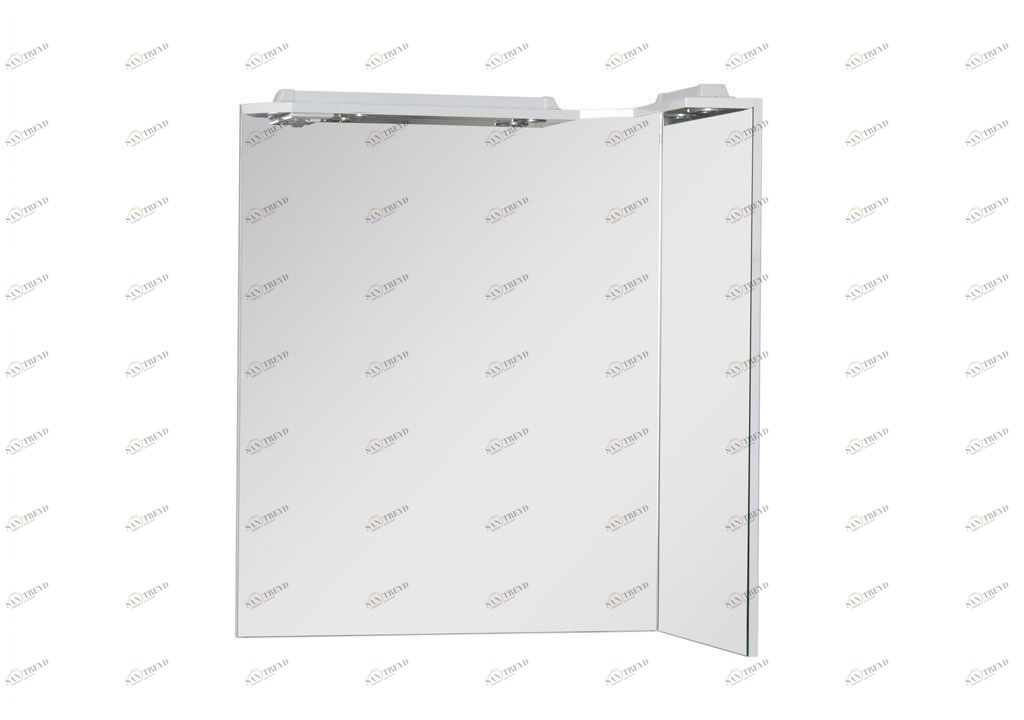 Зеркало Aquanet Корнер 88 R белый 00158821