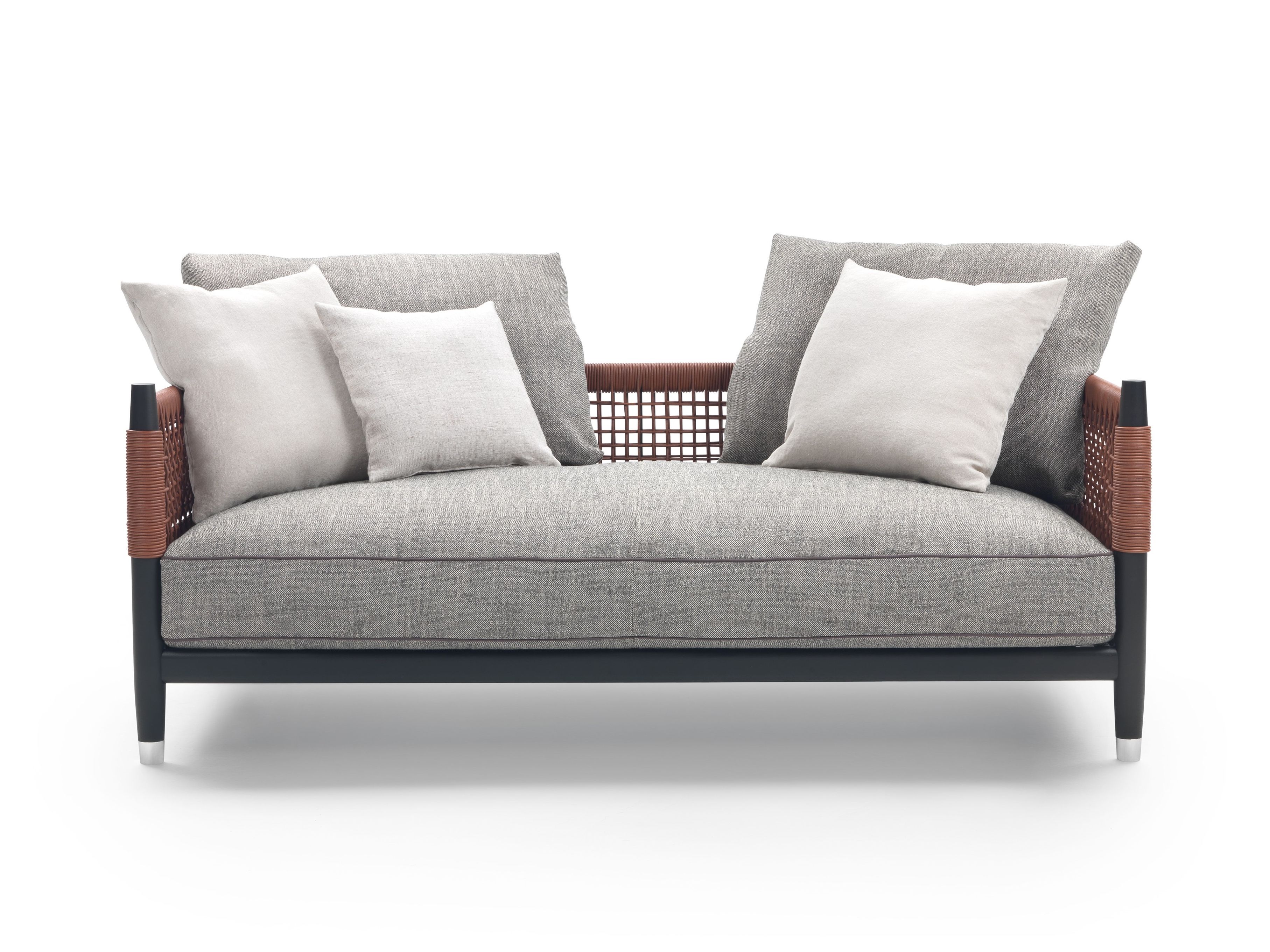 2-местный кожаный съемный диван Flexform Parker ARCH-00145928 - Вид №1