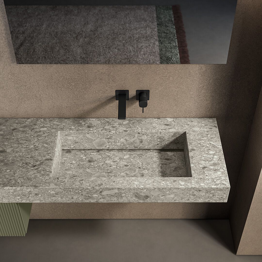 Подвесной туалетный столик с зеркалом BMT Dfly ARCH-00088270 - Вид №1