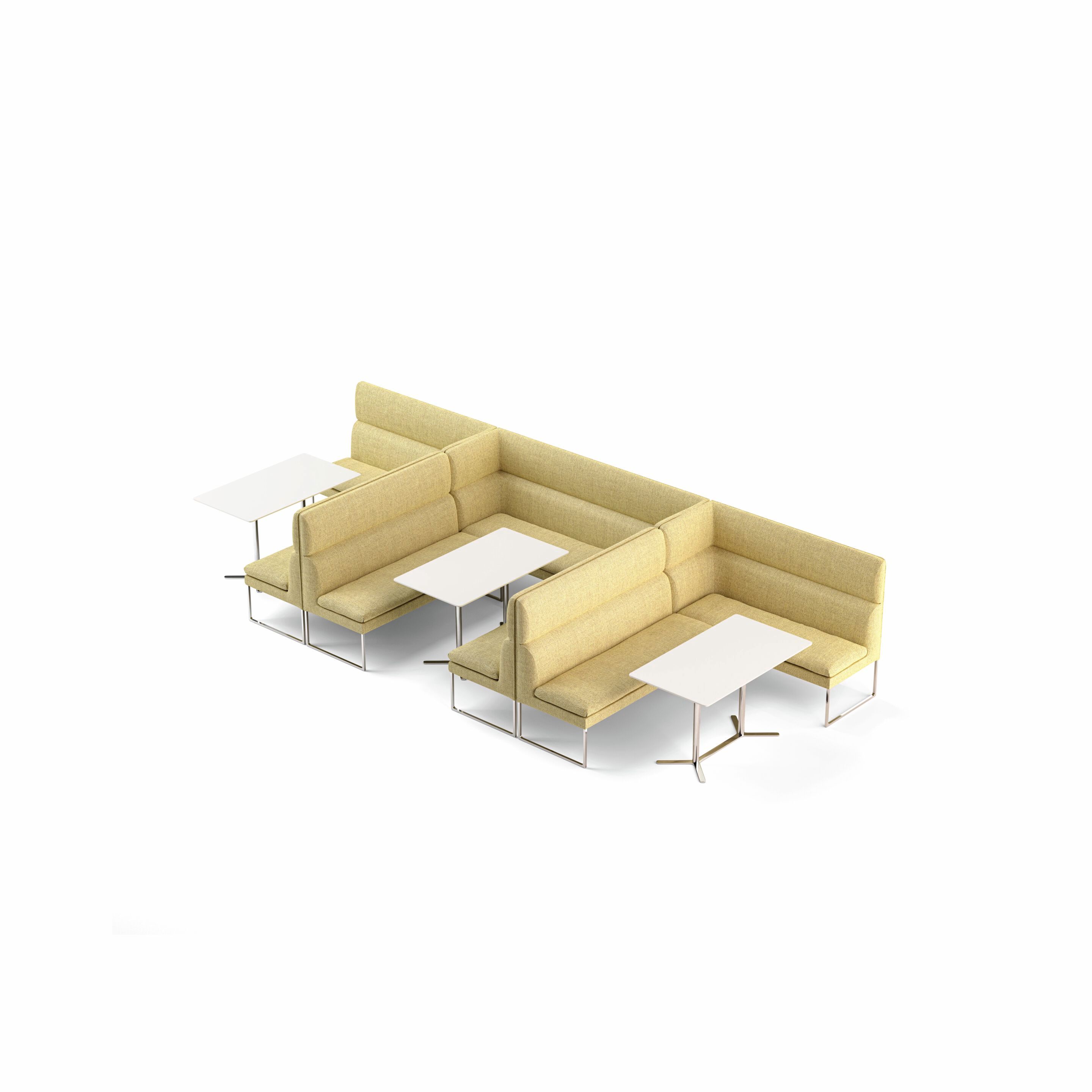 Модульная скамья из ткани COR Mell ARCH-00028043 - Вид №1