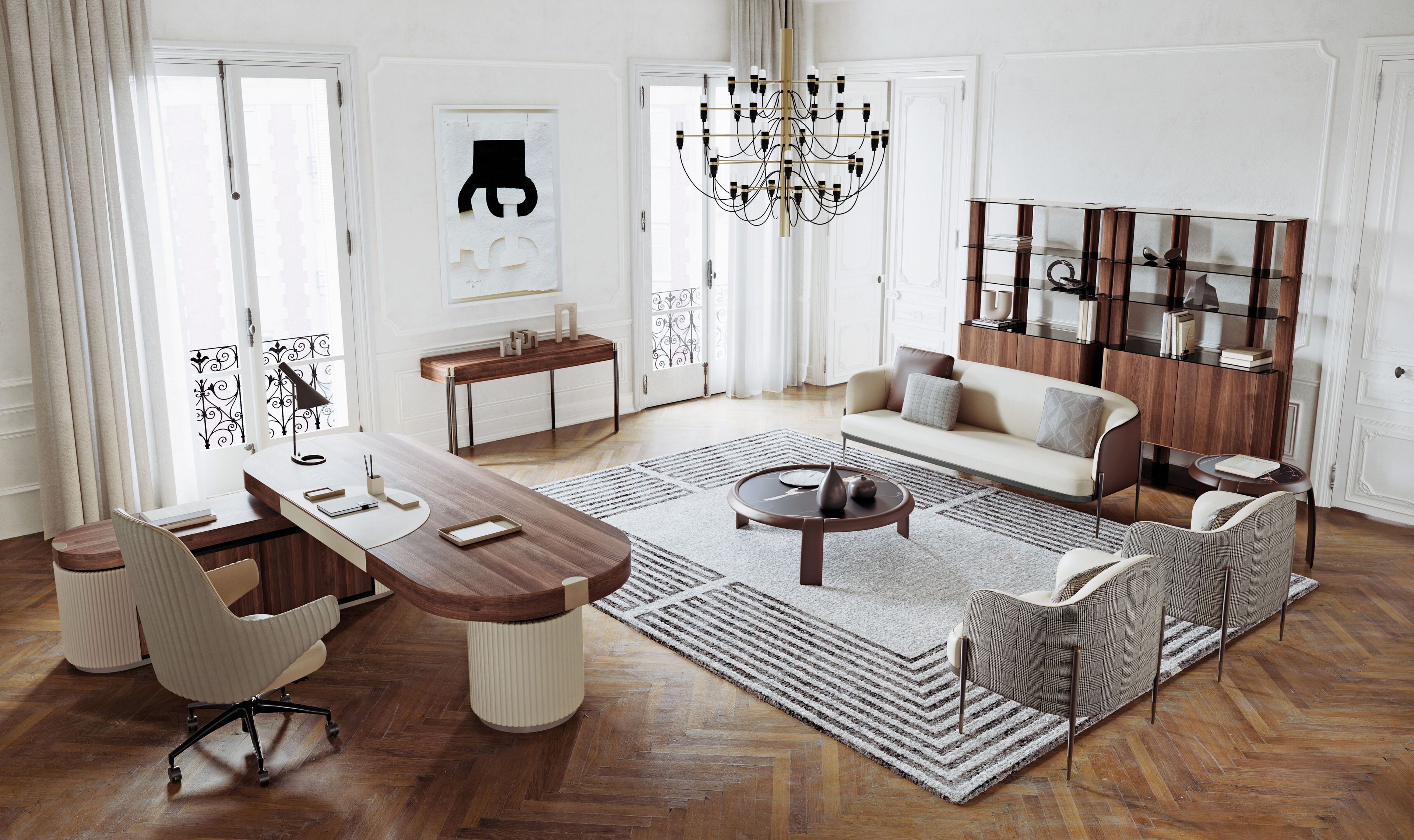 Низкий круглый журнальный столик Capital Collection Omega ARCH-00079011 - Вид №9