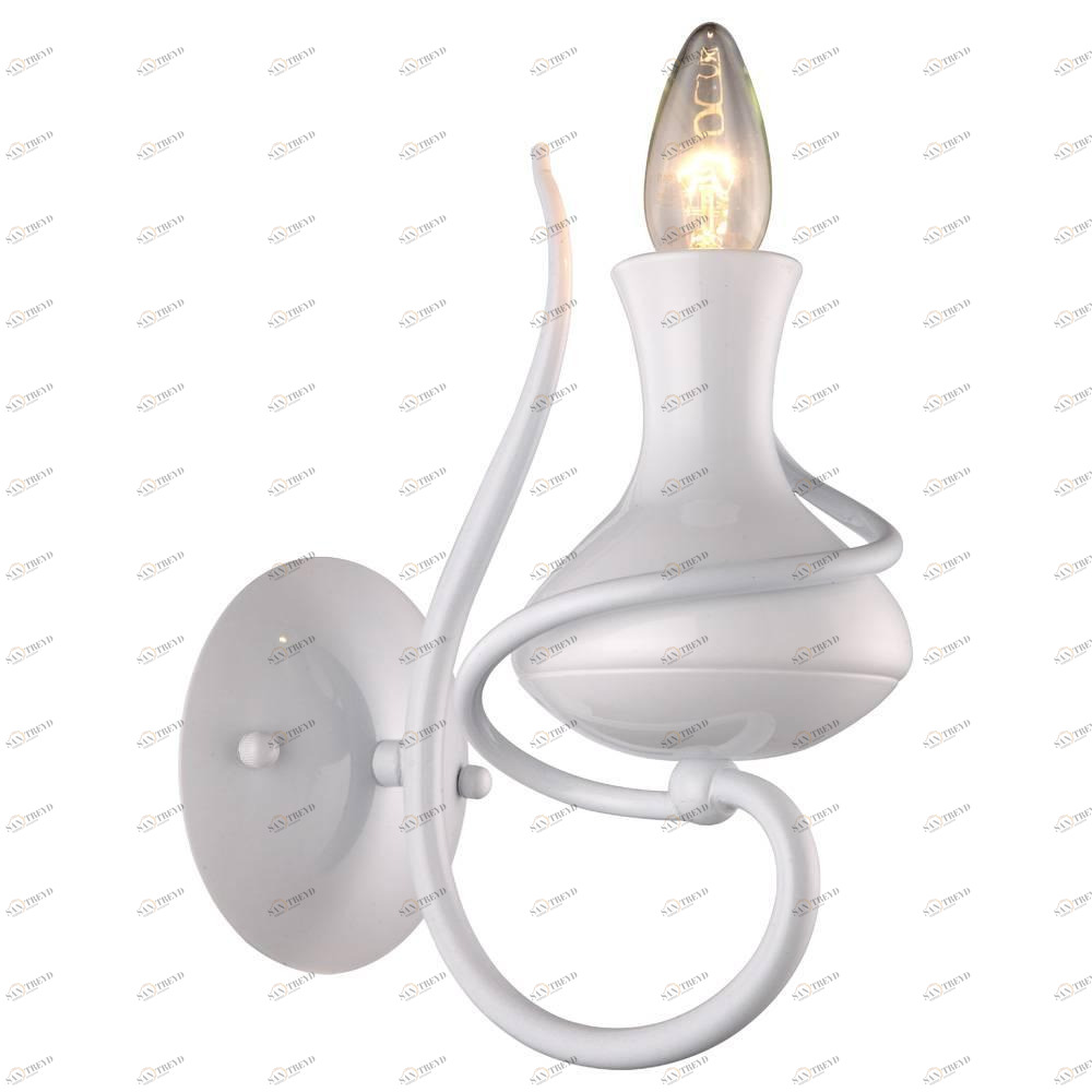 Бра Arte Lamp Vaso A6819AP-1WH ARTE LAMP КЕРОСИНОВАЯ ЛАМПА, ПОД СТАРИНУ, СВЕЧА 078370 Белый 