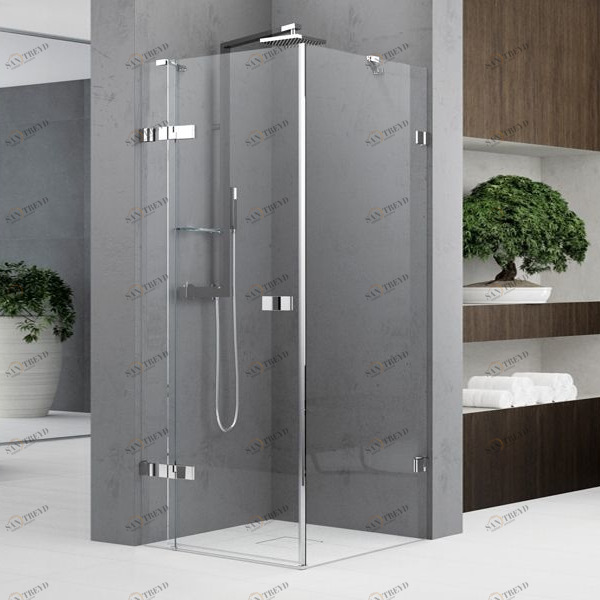 Novellini. Душевой уголок 90x90 см G+F на брекетах GALA 2 GALA2G90S1KGALA2901KGALA2G90D1KGALA2901K