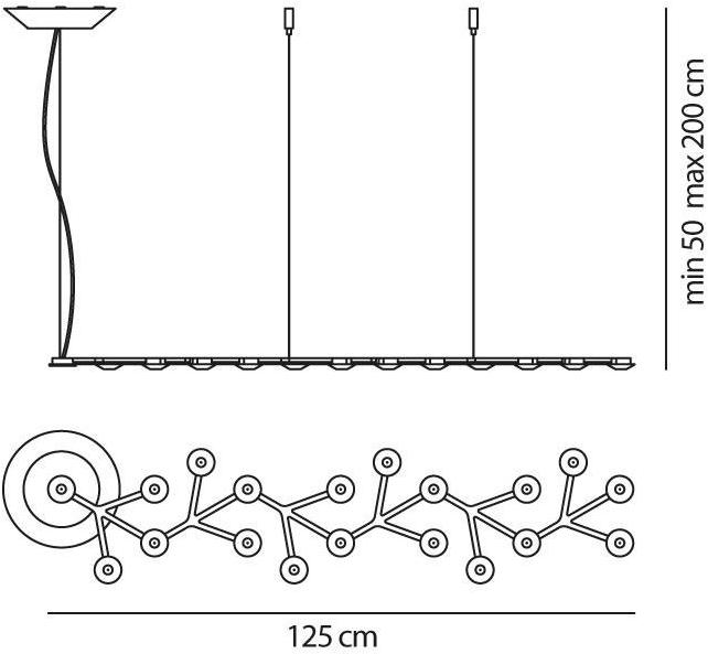Artemide Светодиодный подвесной светильник прямого света Led net 1578050app - Вид №3