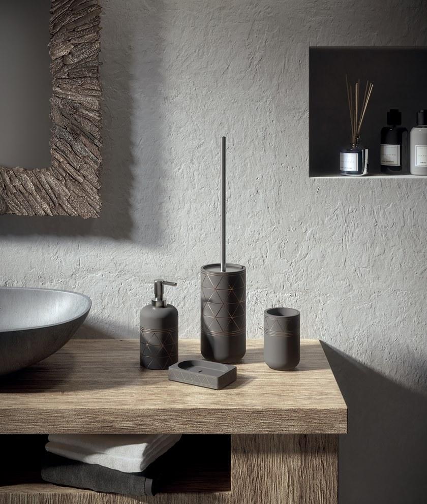 GEDY Мыльница на столешнице из бетона Calipso 8711 - Вид №2