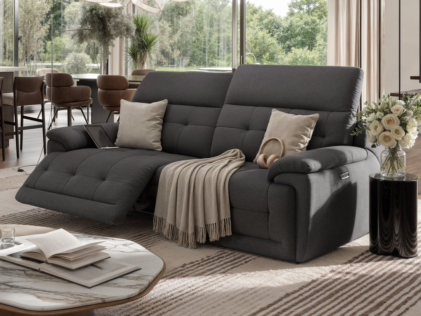 Домашний кинотеатр 3 местный тканевый диван Sofanella Vegas ARCH-00073812 - Вид №4