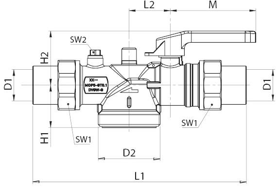 TECO Прямой клапан для однотрубного счетчика газа G6 sun-id-1394471 - Вид №2