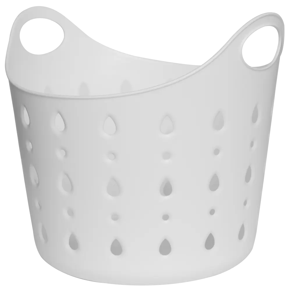 Корзина для белья Berossi CubaLibra ИК 74901000 10 л цвет снежно-белый STLM-2146866