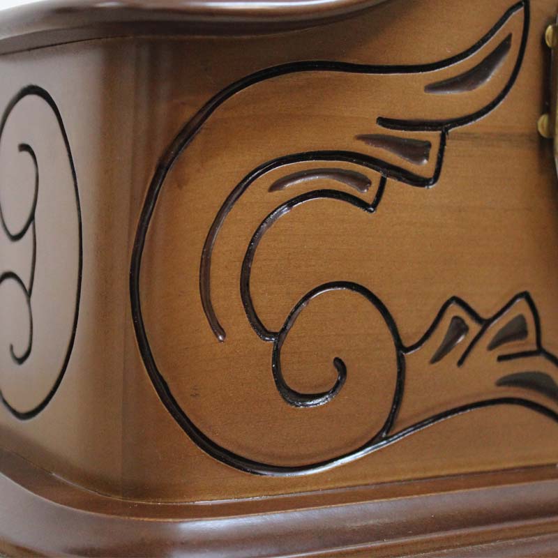 Часы настольные коричневые орех Sars SARS ДИЗАЙНЕРСКИЕ 00-3967458 Коричневый  - Вид №2