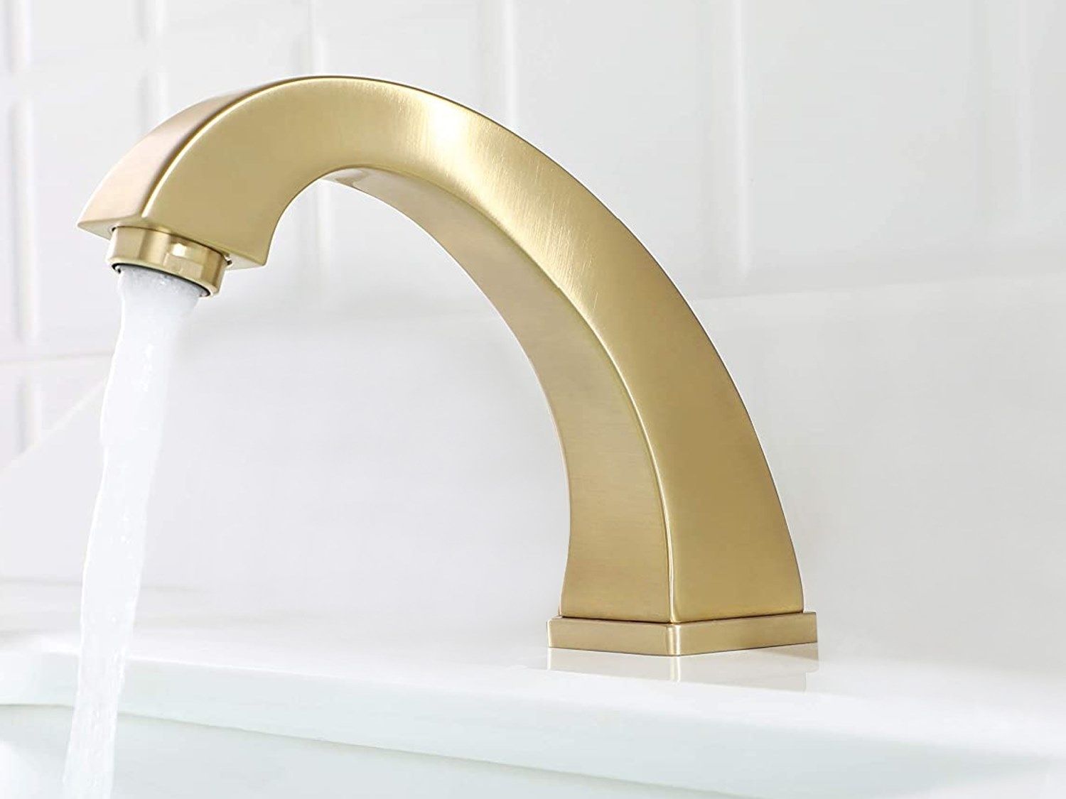 Инфракрасный смеситель для раковины из латуни Fontana Showers FS-1092-BG ARCH-00061479