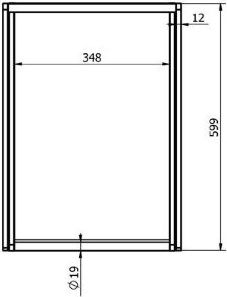 73381 Стойка напольная цвет хром LANGBERGER Accessories - Вид №3