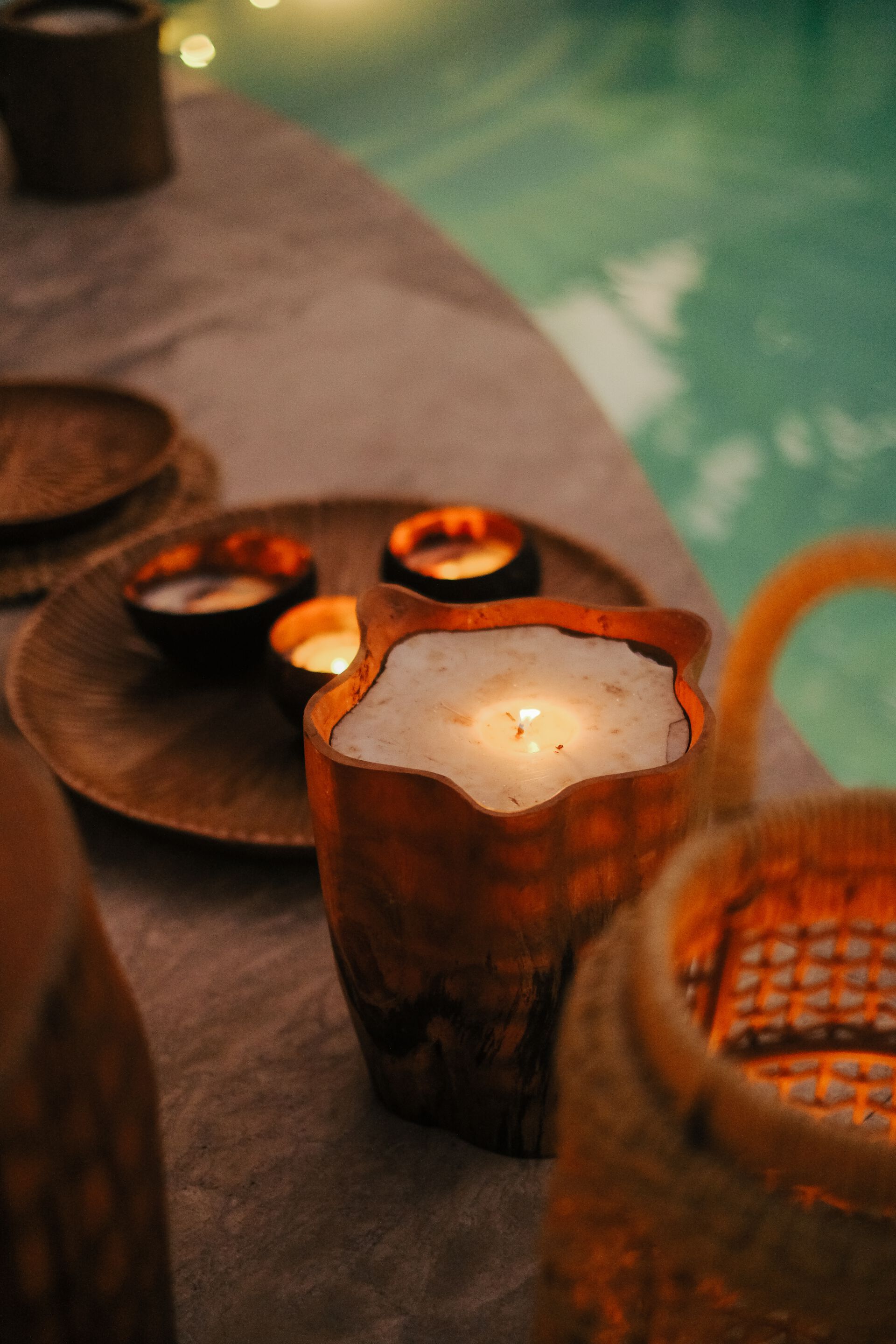 Свеча из тикового дерева cbdesign Accessories ARCH-00121714 - Вид №3