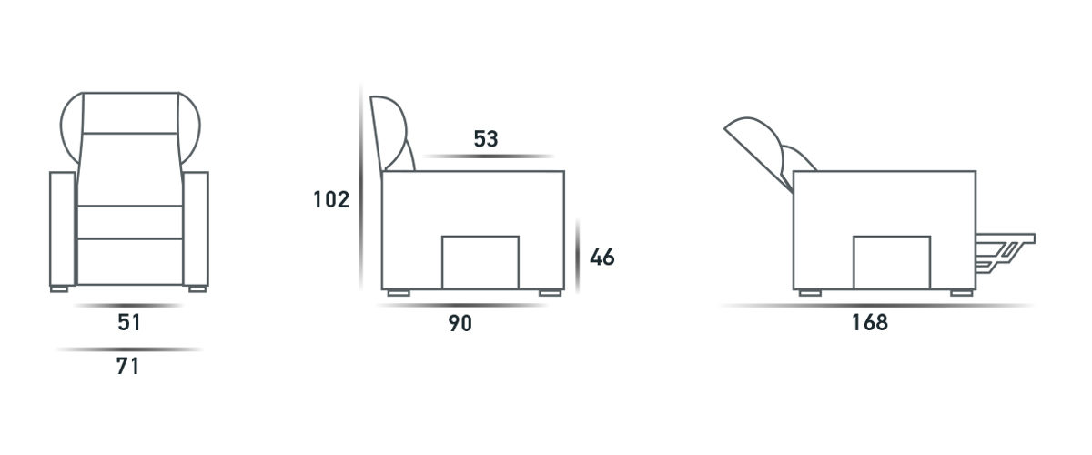 Кресло-Подъемник Lift-Relax 2 Motori  Spaziorelaxitalia  Cristel Cristel Lift-Relax 2 Motori  - Вид №4