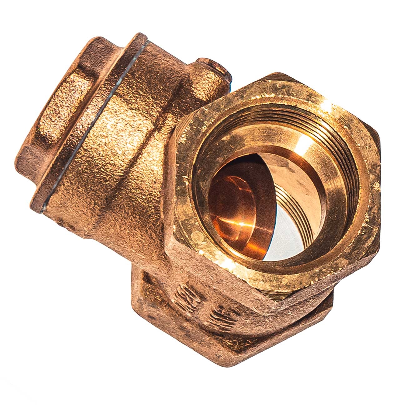 26001 Горизонтальный обратный клапан в/в 1/2, латунь LAB.Space  - Вид №3