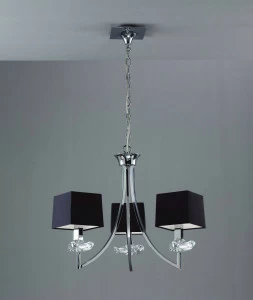 Подвесная люстра Mantra Akira 0783 MANTRA ДИЗАЙНЕРСКИЕ, AKIRA 055859 Черный