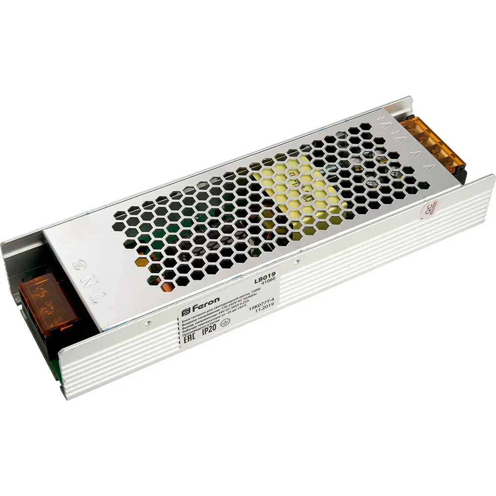 Блок питания FERON LB019 для светодиодной ленты 24В 150W 89316081 STLM-2038979 