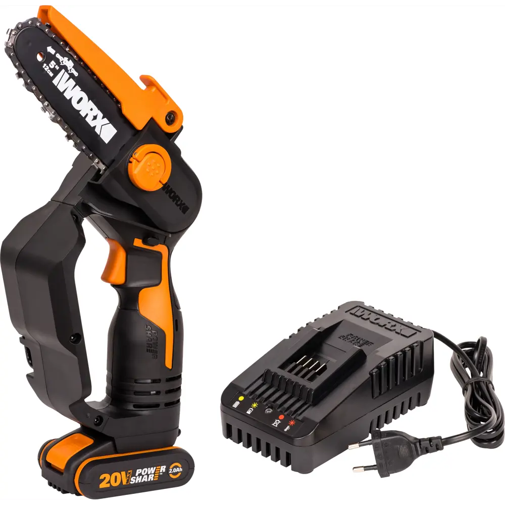 Аккумуляторная пила WORX WP342E 20В для точной обрезки веток 83739374 STLM-0044169