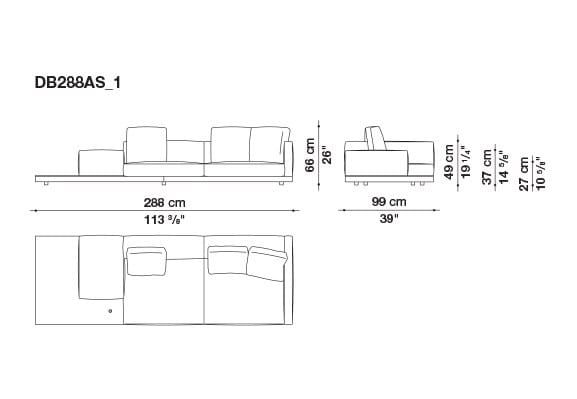 Кожаный диван B&B Italia док ARCH-00106863 - Вид №89