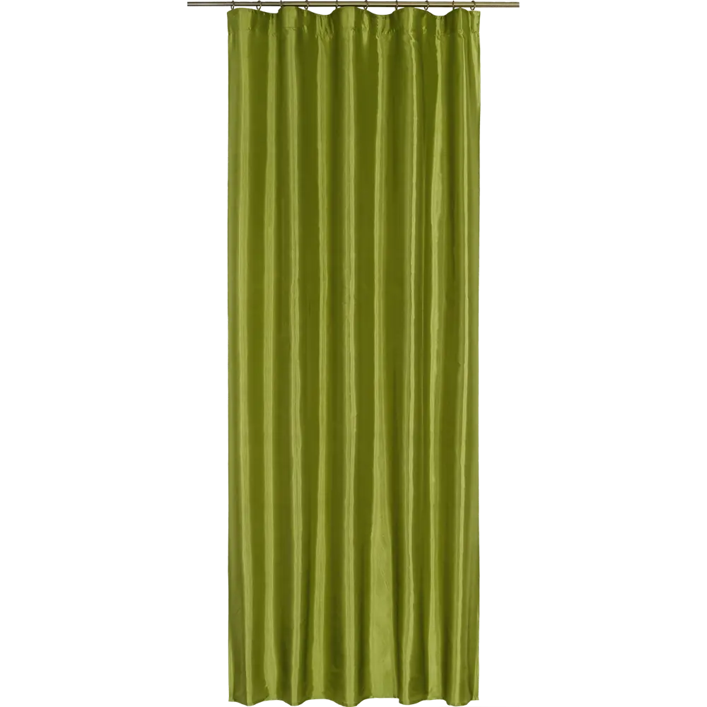 Штора на ленте «Taffy Apple 4» 140х260 см полиэстер однотон цвет зелёный 82111942 STLM-2043175 Santreyd 