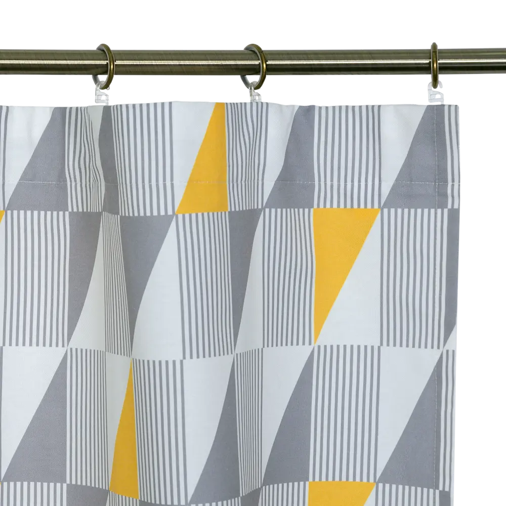 Штора на ленте «Сканди» 160х260 см хлопок/полиэстер цвет серый Altali STLM-2076348 - Вид №3