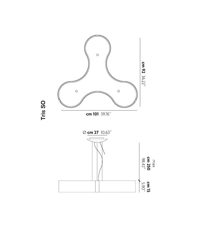 Studio Italia Design Tris SO CR подвес 60897 - Вид №2