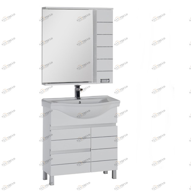 Комплект мебели Aquanet Доминика 80 белый 00171328