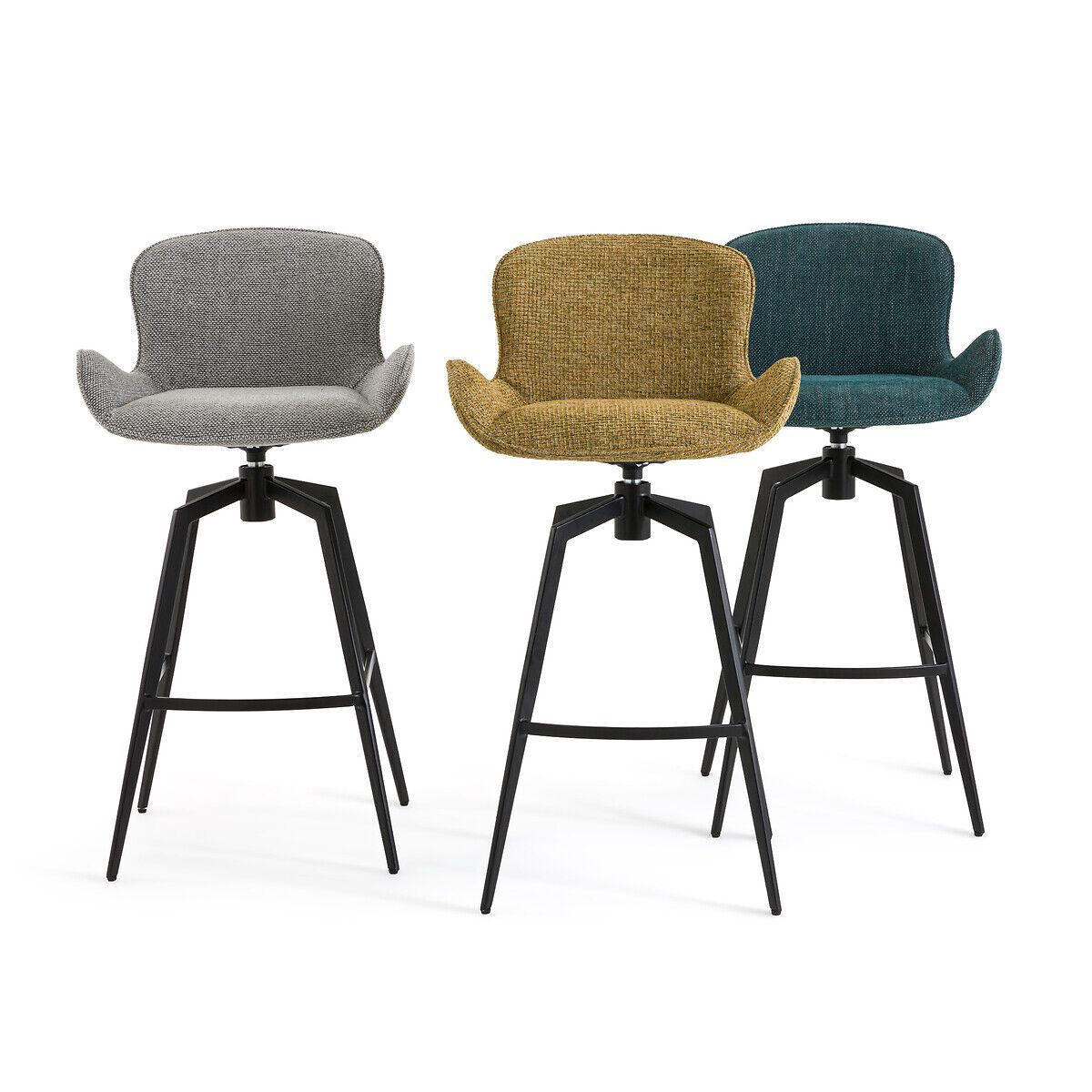 Тканевый поворотный стул со спинкой AMPM Asyar ARCH-00030958 - Вид №5