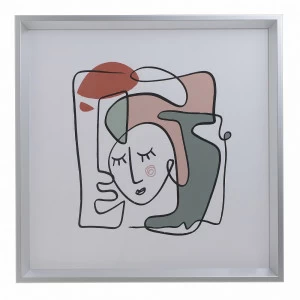 Постер в раме 50х50 см серый Foraverto TO4ROOMS АБСТРАКТНЫЕ 00-3894156 Серый