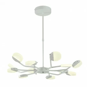 Подвесная светодиодная люстра Favourite Mense 2264-12P белая FAVOURITE ДИЗАЙНЕРСКИЕ, MENSE 220601 Белый